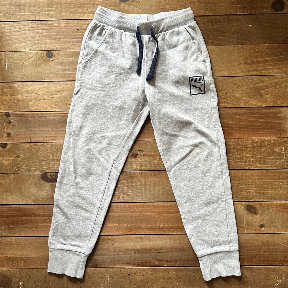 Puma Gray Kids Sweatpants